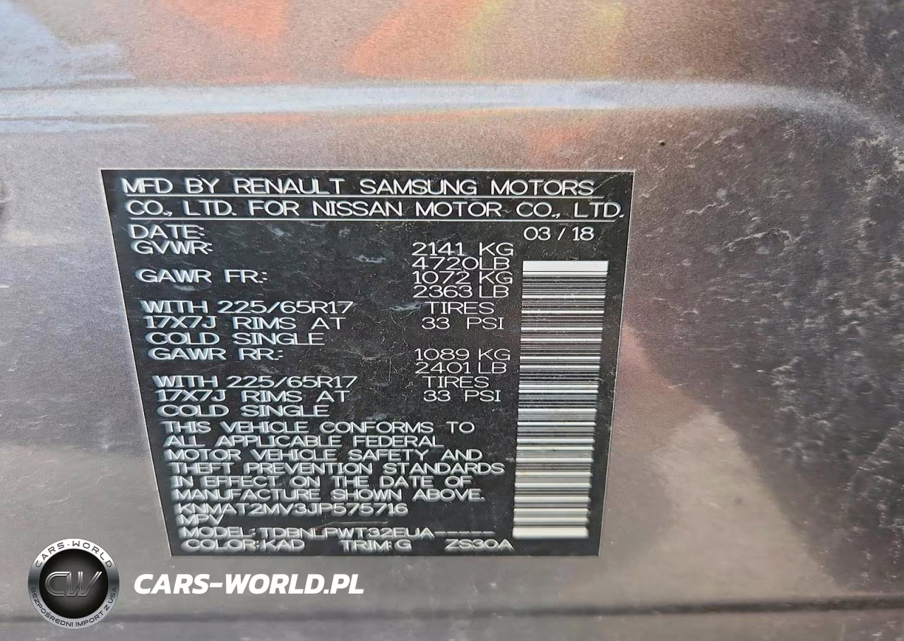 2018 Nissan Rogue S VIN:KNMAT2MV3JP575716 - 13