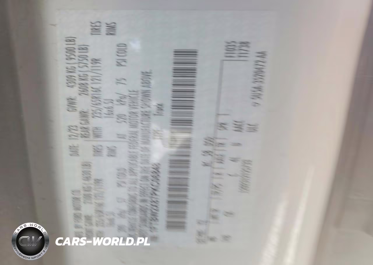 2023 Ford Transit T-350 Delivery Van VIN:1FTBW2X87PKC06848 - 14
