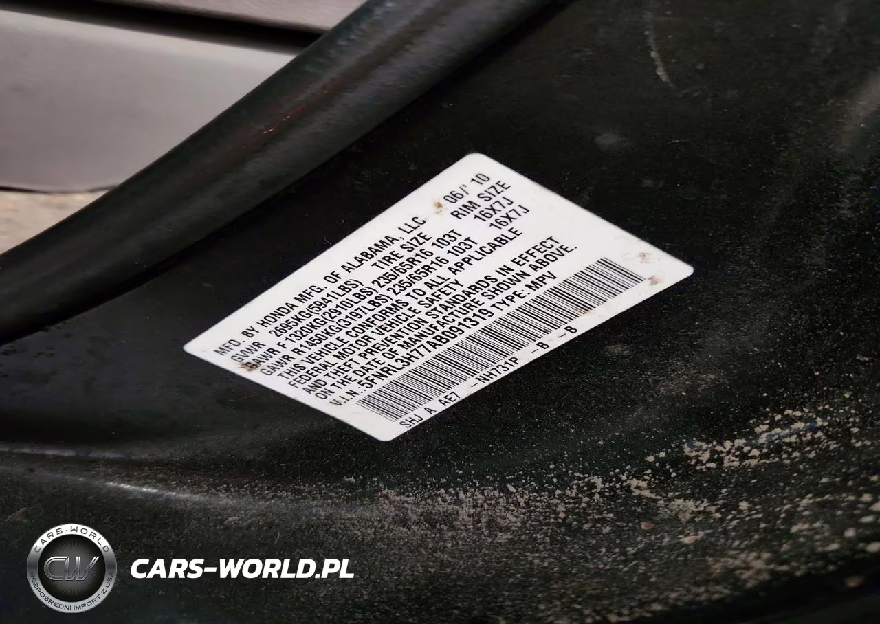 2010 Honda Odyssey Exl VIN:5FNRL3H77AB091319 - 13