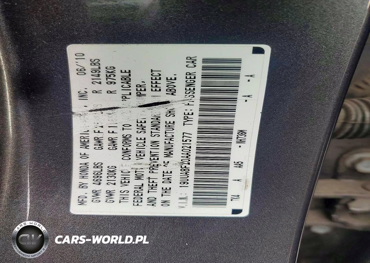 2010 Acura Tl VIN:19UUA8F20AA021577 - 12