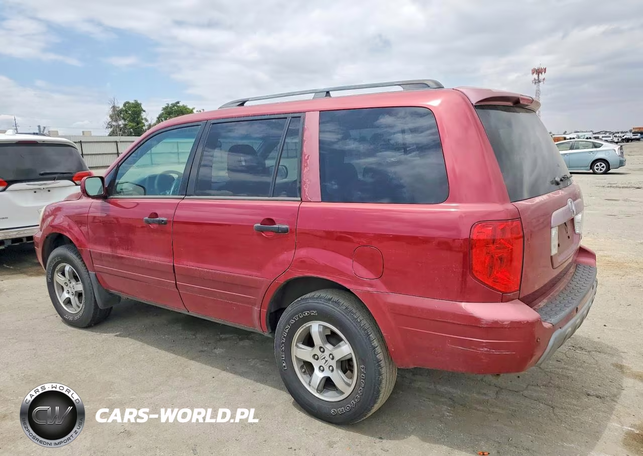 2003 Honda Pilot Exl VIN:2HKYF18533H554356 - 2