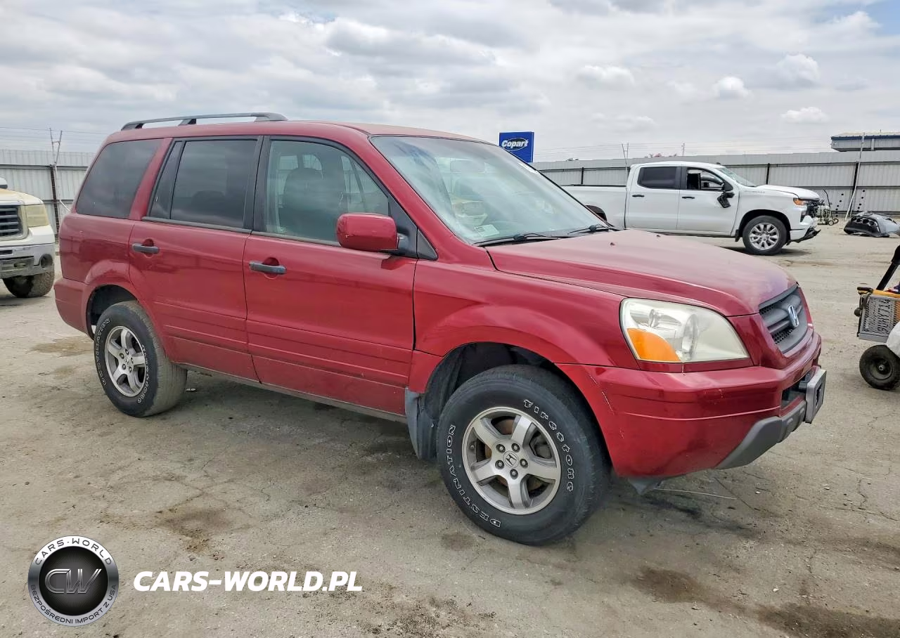 2003 Honda Pilot Exl VIN:2HKYF18533H554356 - 4