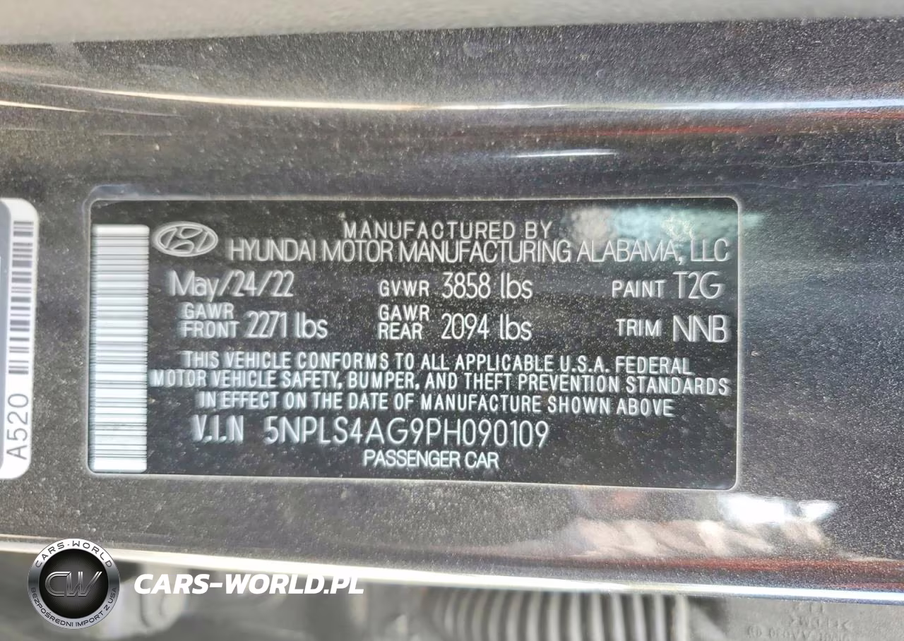 2023 Hyundai Elantra Sel VIN:5NPLS4AG9PH090109 - 12