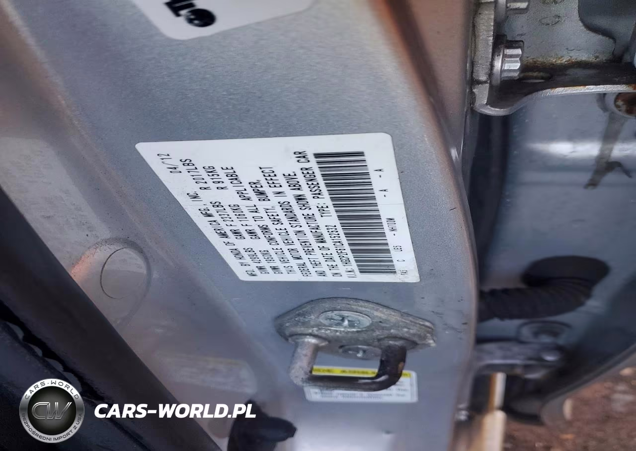 2012 Honda Accord Se VIN:1HGCP2F61CA152532 - 12