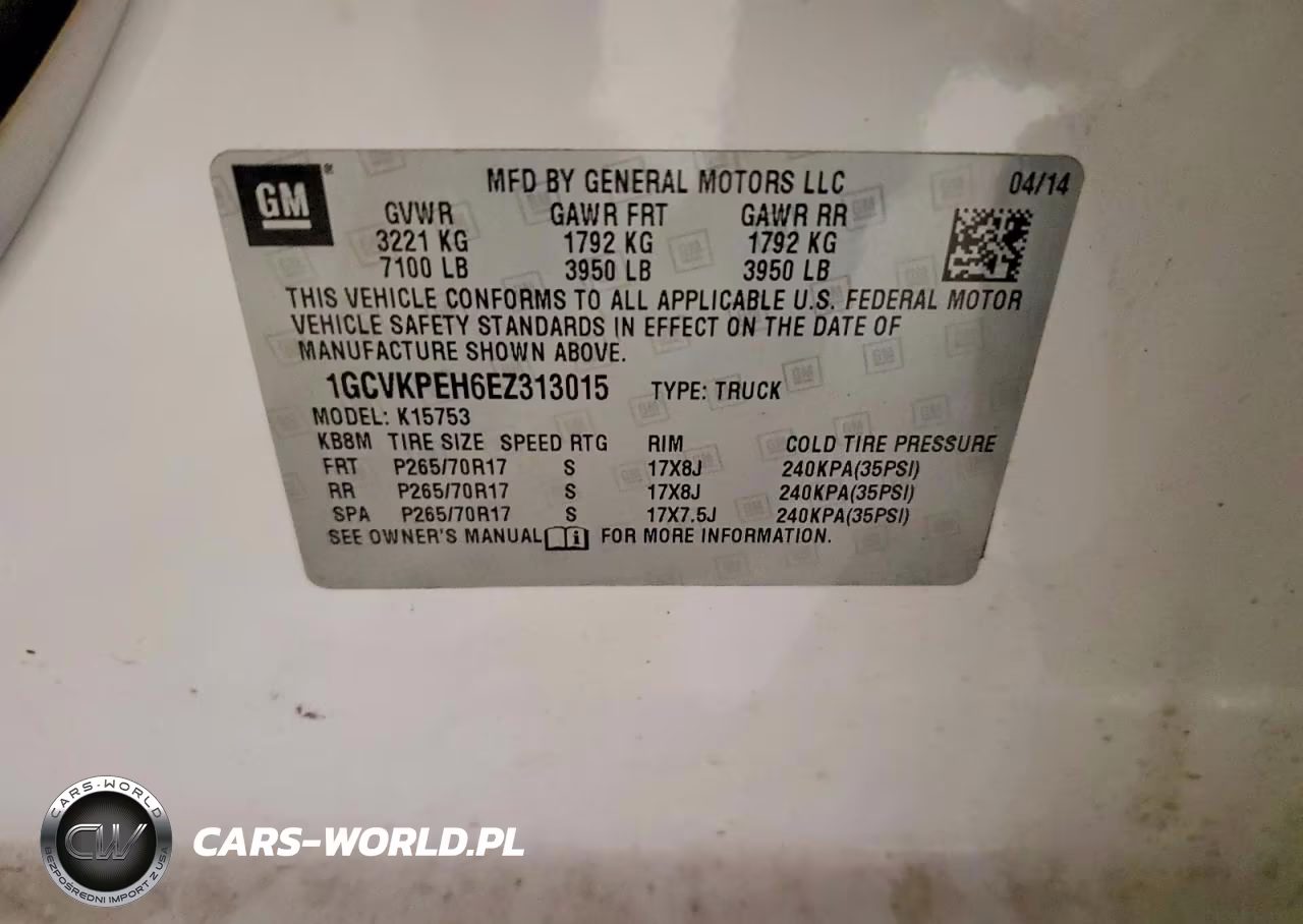 2014 Chevrolet Silverado K1500 VIN:1GCVKPEH6EZ313015 - 12