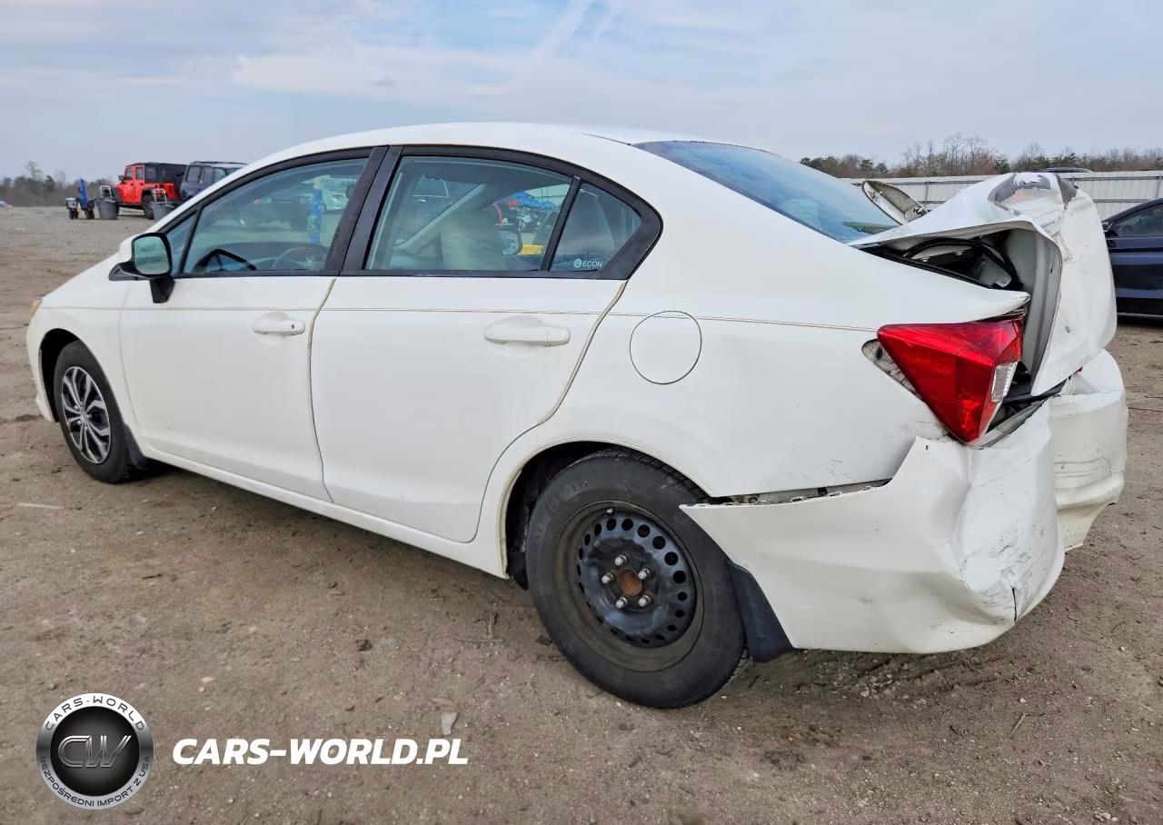 2012 Honda Civic Lx VIN:2HGFB2F53CH319719 - 2