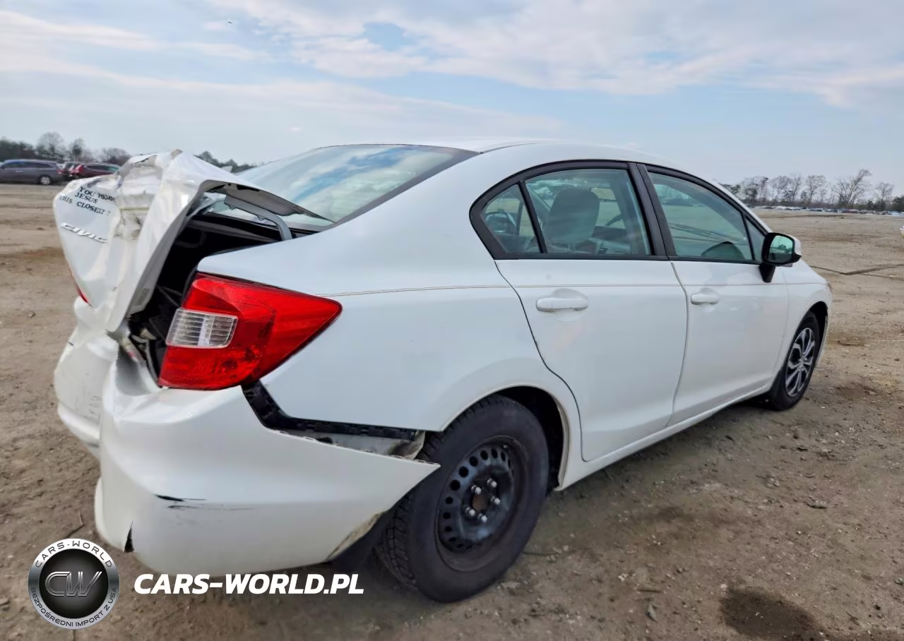 2012 Honda Civic Lx VIN:2HGFB2F53CH319719 - 3