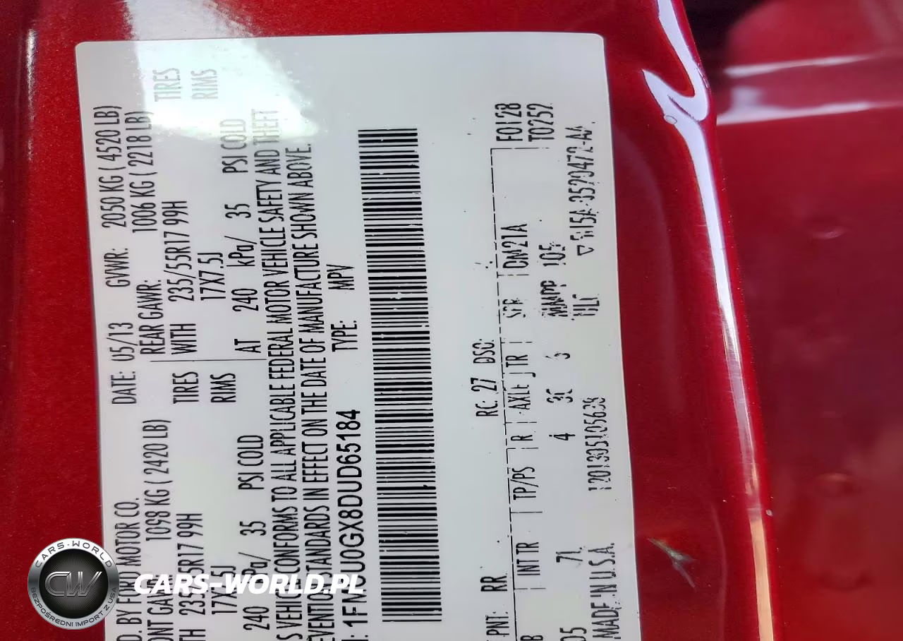 2013 Ford Escape Se VIN:1FMCU0GX8DUD65184 - 13