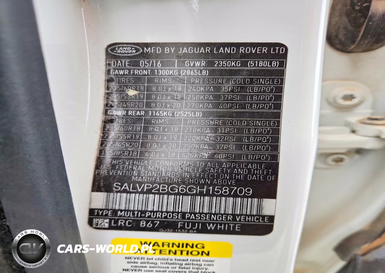 2016 Land Rover Range Rover Evoque Se VIN:SALVP2BG6GH158709 - 12