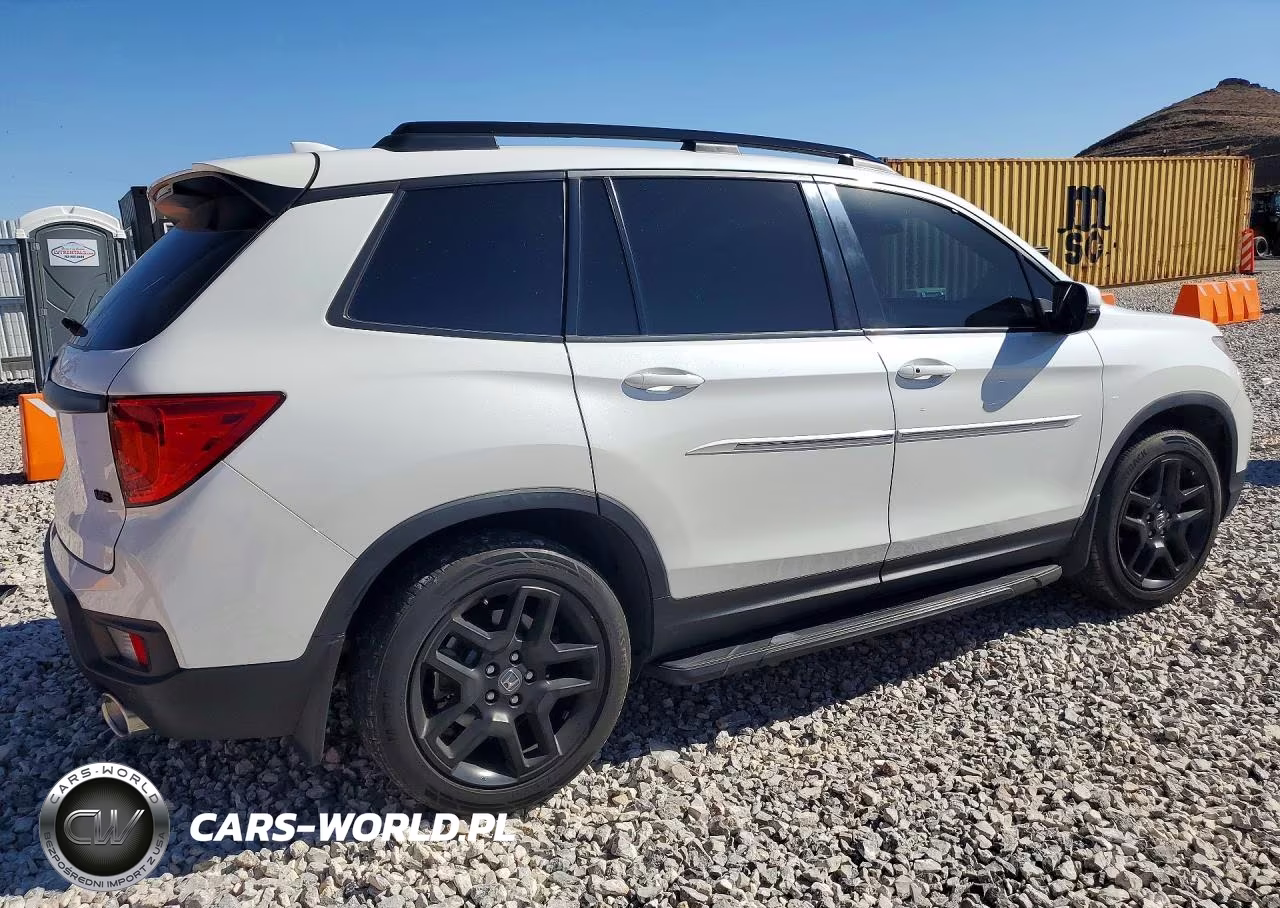 2022 Honda Passport Exl VIN:5FNYF7H56NB006498 - 3