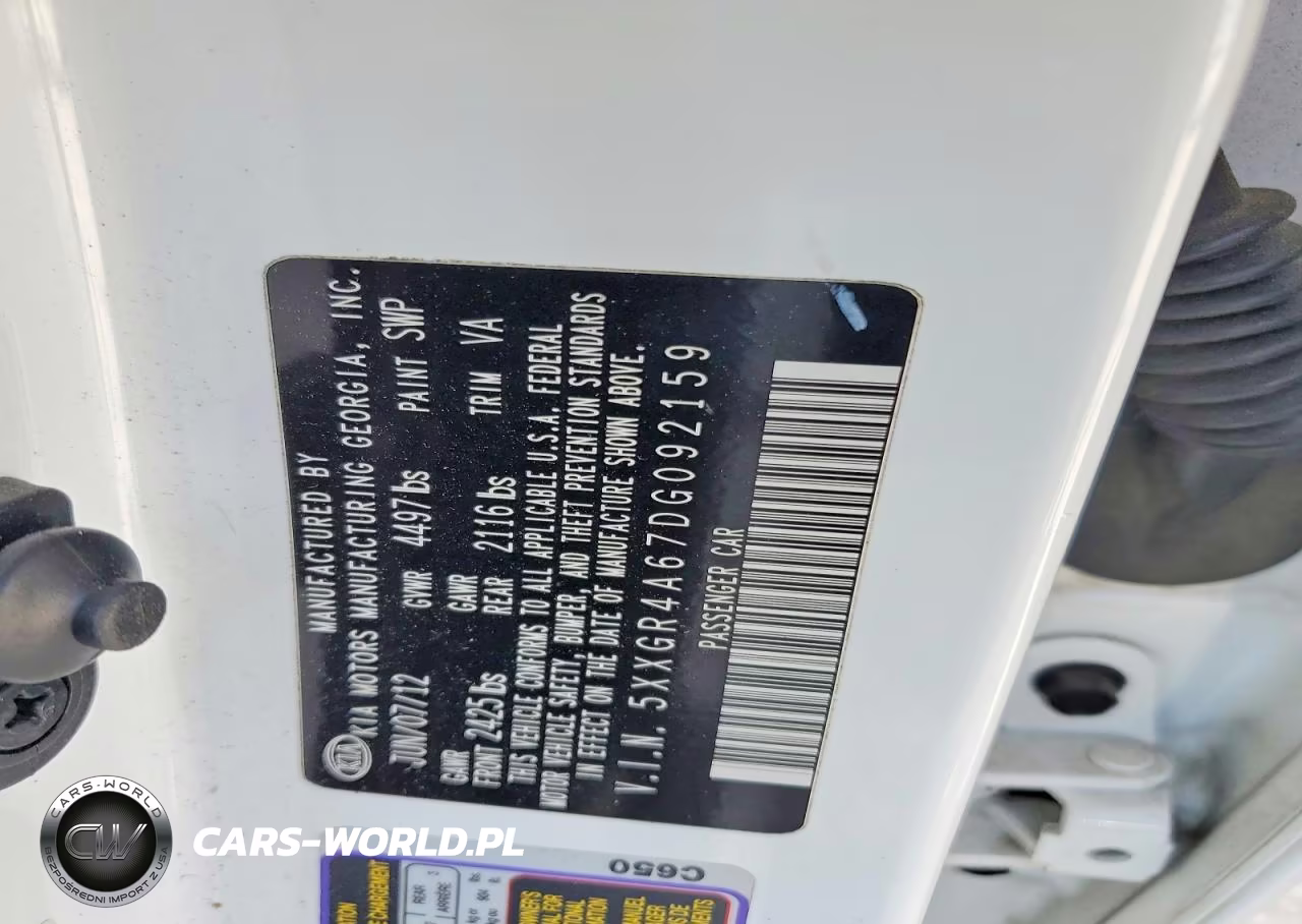 2013 Kia Optima Sx VIN:5XXGR4A67DG092159 - 12