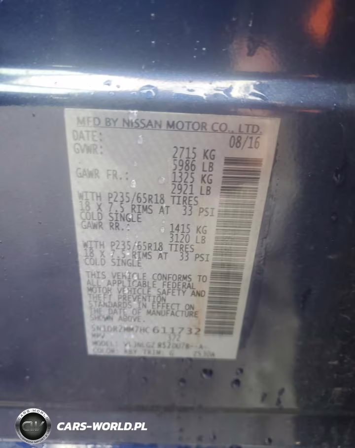 2017 Nissan Pathfinder S VIN:5N1DR2MM7HC611732 - 13