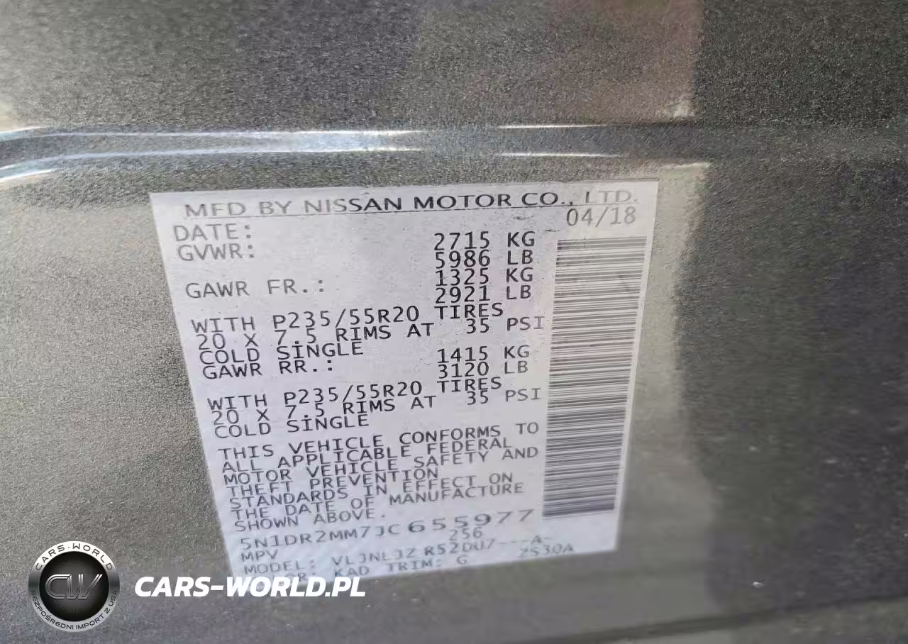 2018 Nissan Pathfinder Platinum VIN:5N1DR2MM7JC655977 - 13