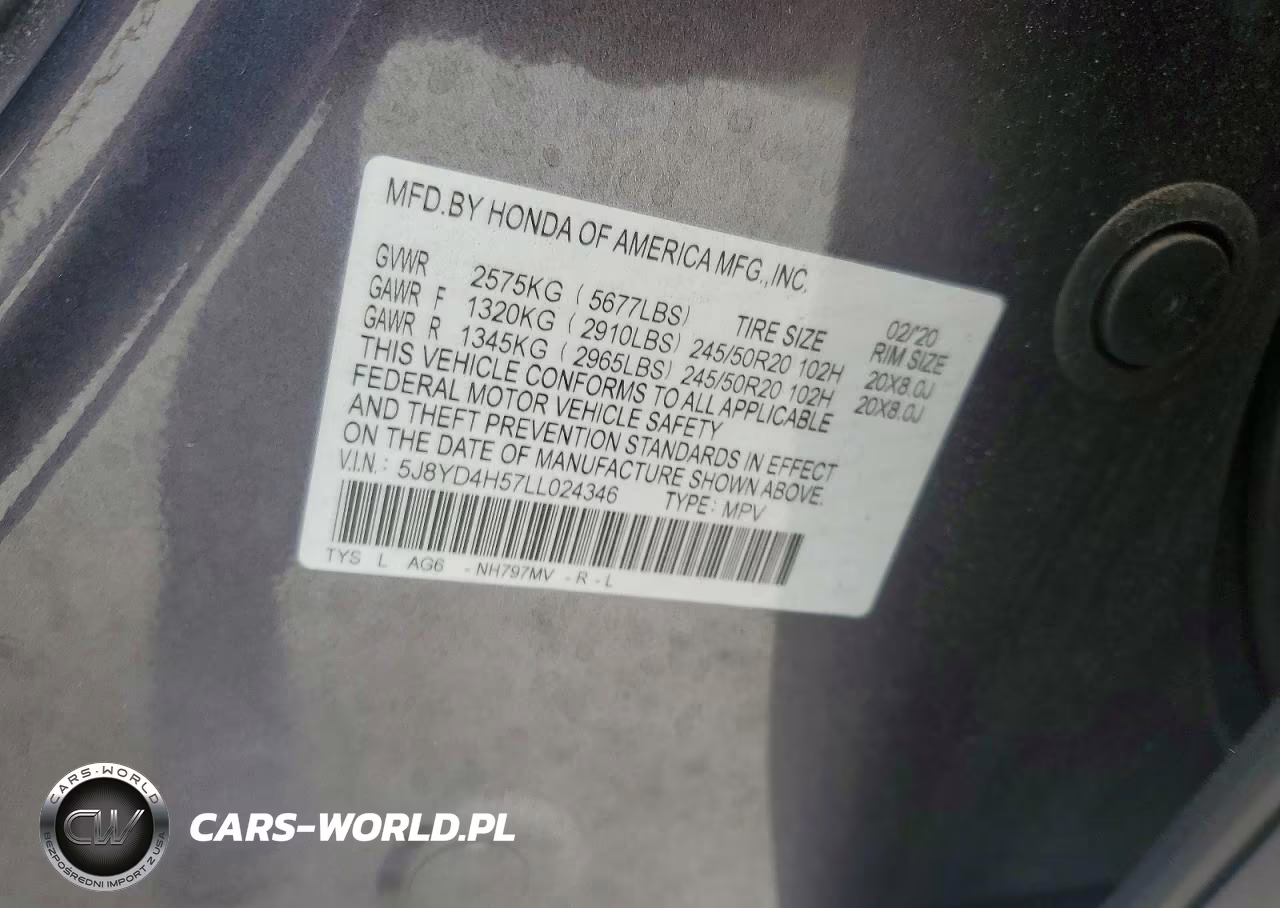 2020 Acura Mdx Technology VIN:5J8YD4H57LL024346 - 13