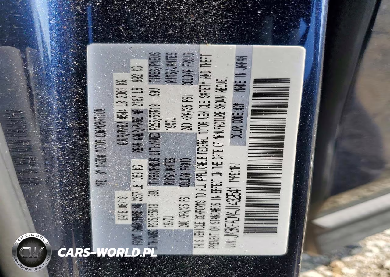 2018 Mazda Cx-5 Grand Touring VIN:JM3KFADM4J1432541 - 13