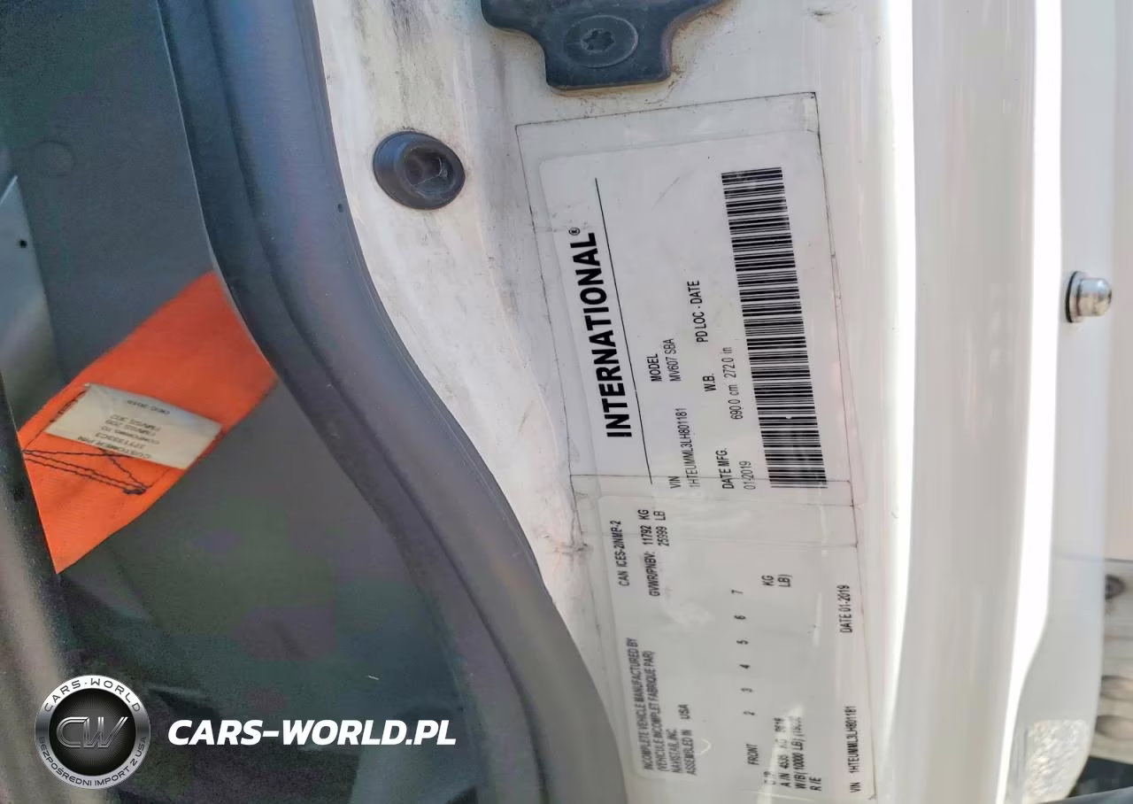 2020 International Mv607 Box Truck VIN:1HTEUMML3LH801181 - 10