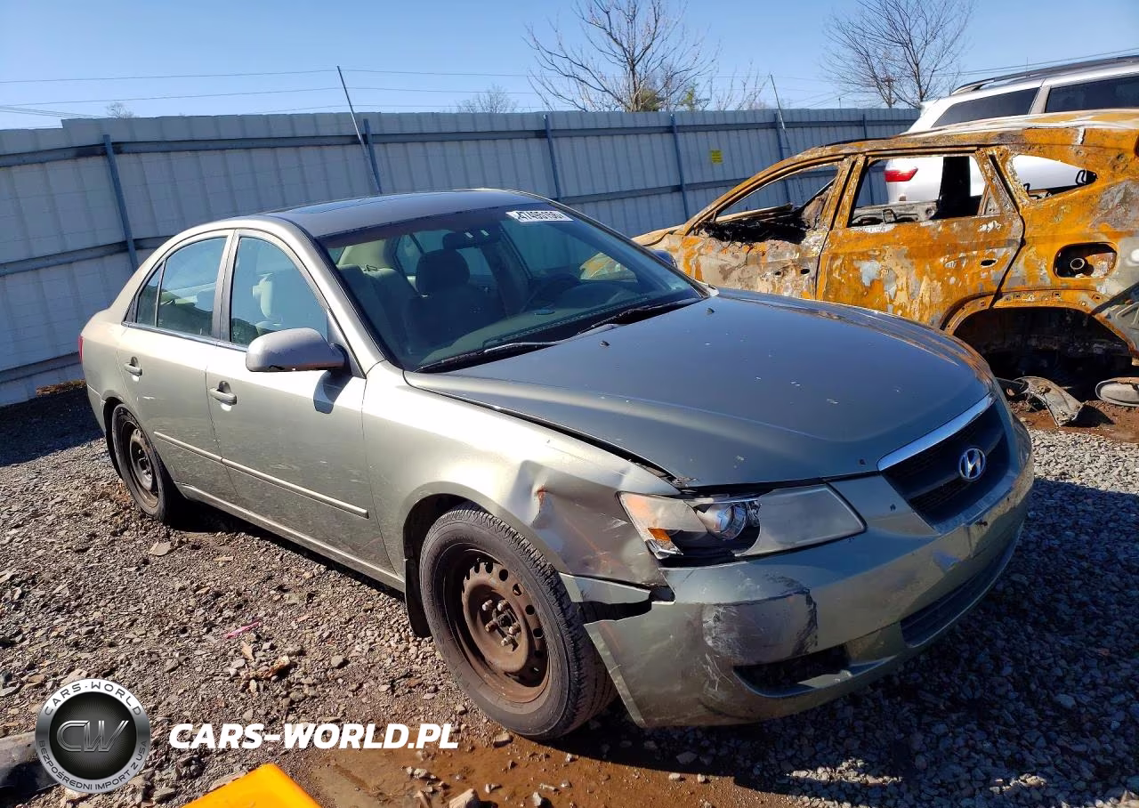 2008 Hyundai Sonata Gls V6 VIN:5NPET46F38H334005 - 4