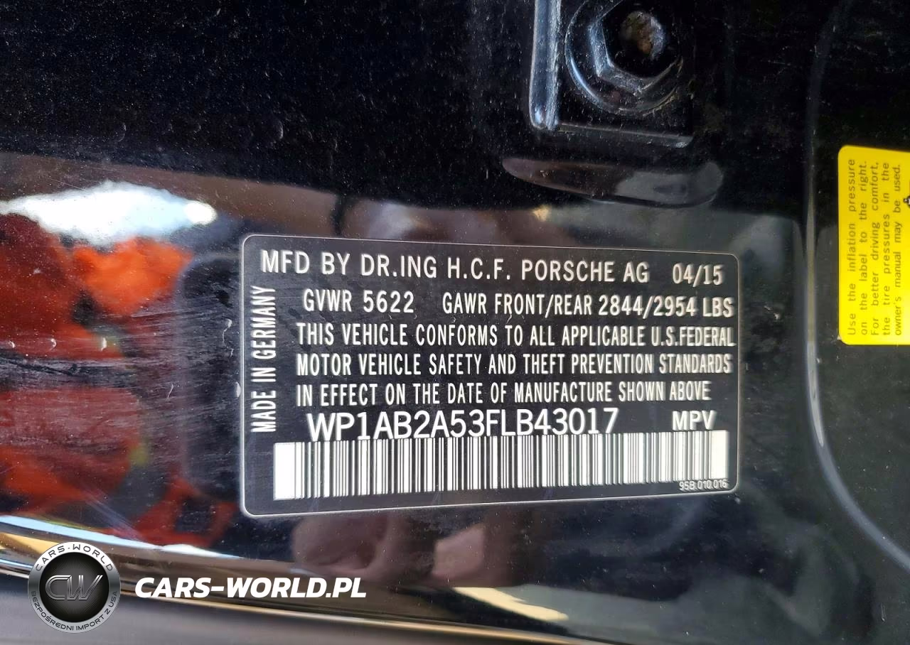 2015 Porsche Macan S VIN:WP1AB2A53FLB43017 - 13
