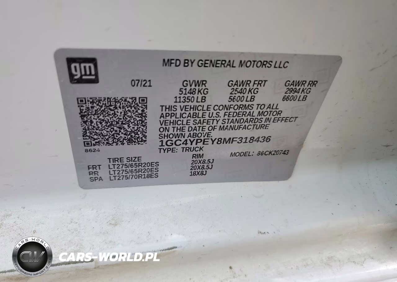 2021 Chevrolet Silverado K2500 Heavy Duty Ltz VIN:1GC4YPEY8MF318436 - 12