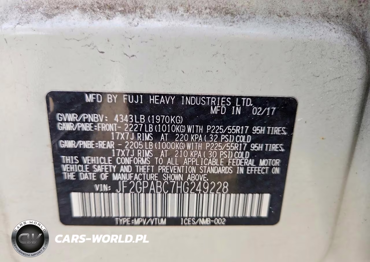 2017 Subaru Crosstrek Premium VIN:JF2GPABC7HG249228 - 14