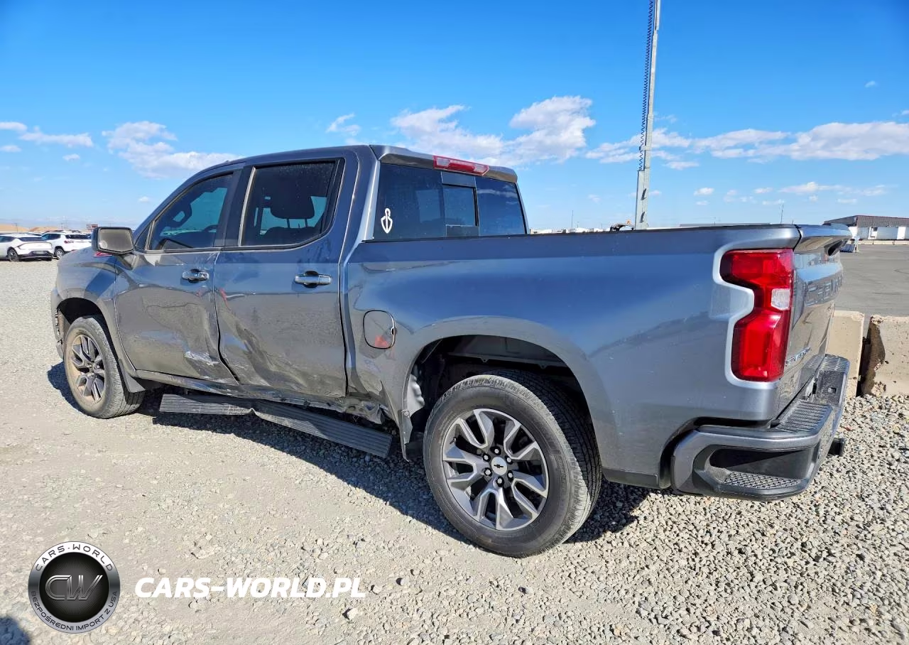 2021 Chevrolet Silverado K1500 Rst VIN:3GCUYEET7MG228301 - 2