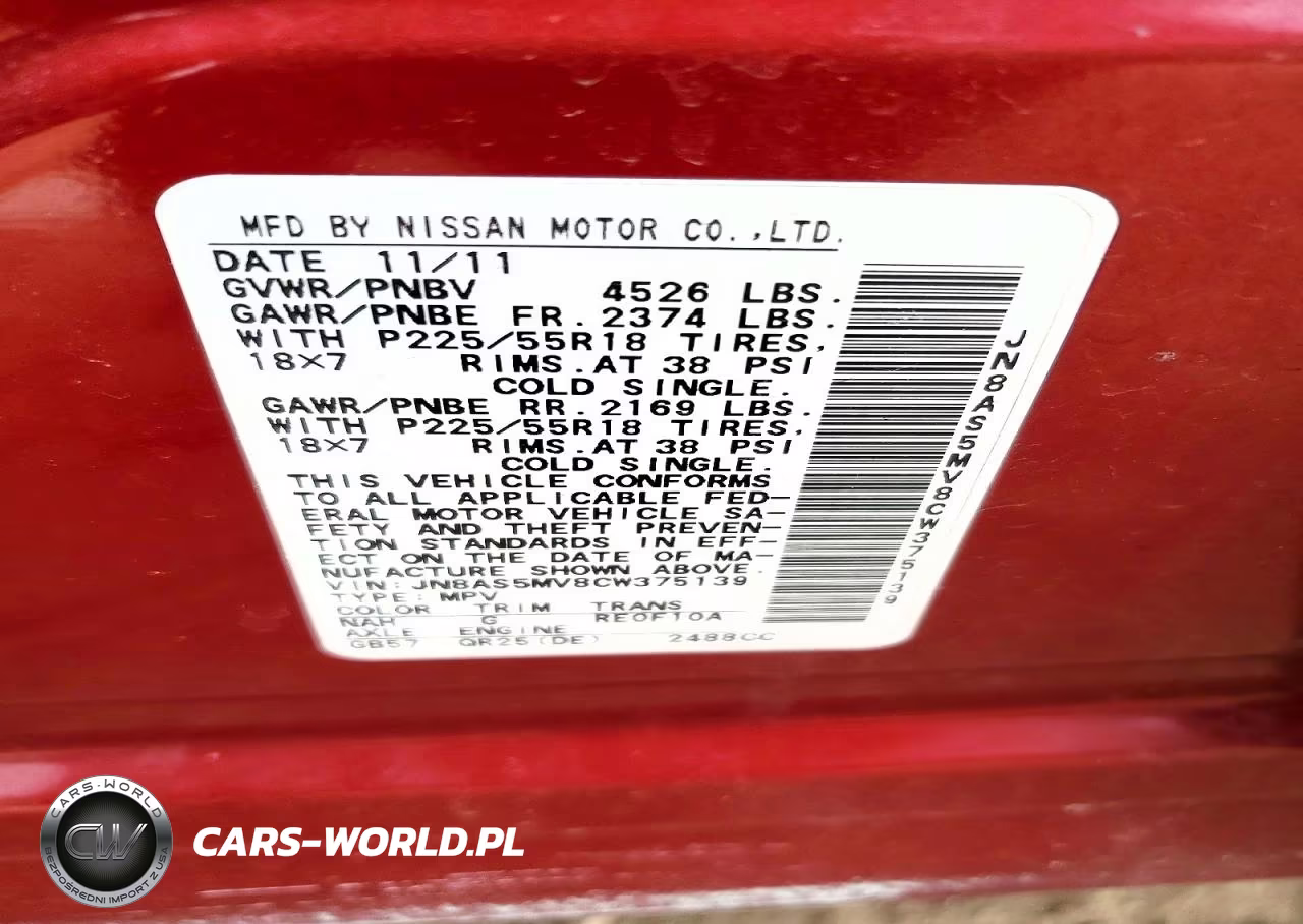 2012 Nissan Rogue S VIN:JN8AS5MV8CW375139 - 12