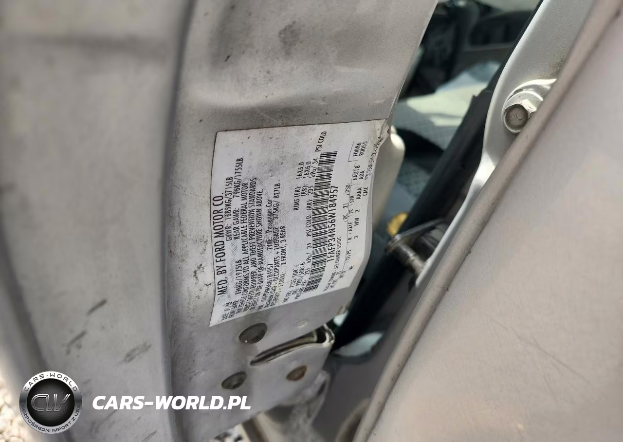 2006 Ford Focus Zx4 VIN:1FAFP34N56W184957 - 13