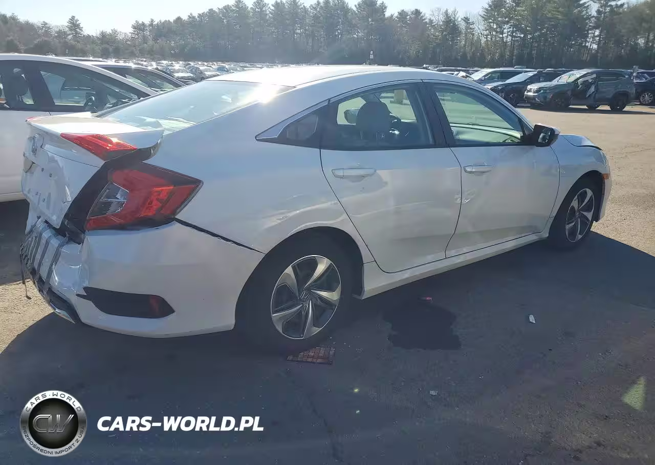 2019 Honda Civic Lx VIN:2HGFC2F6XKH604390 - 3