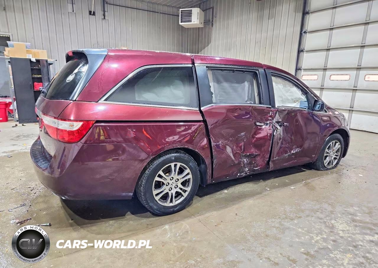 2013 Honda Odyssey Exl VIN:5FNRL5H67DB050356 - 3