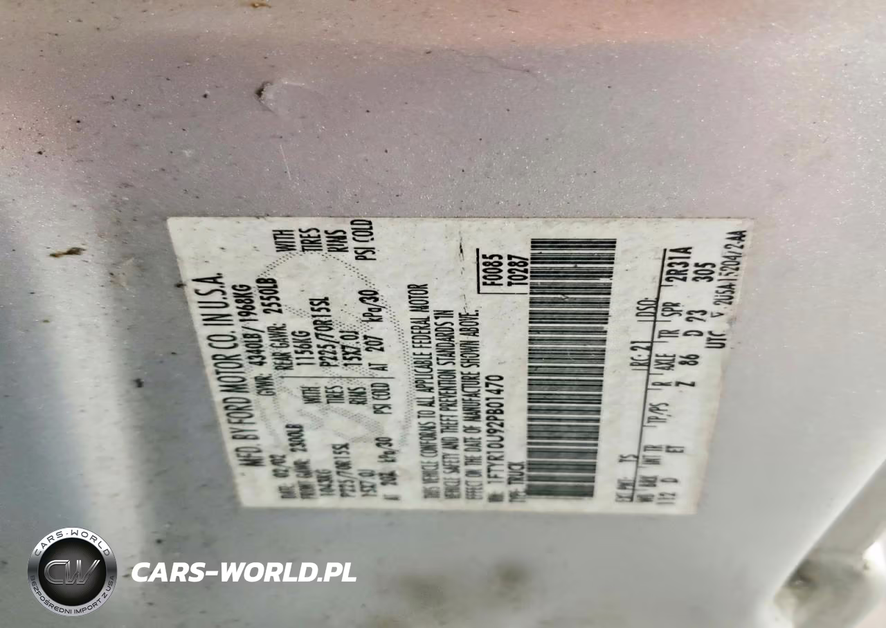 2002 Ford Ranger VIN:1FTYR10U92PB01470 - 12