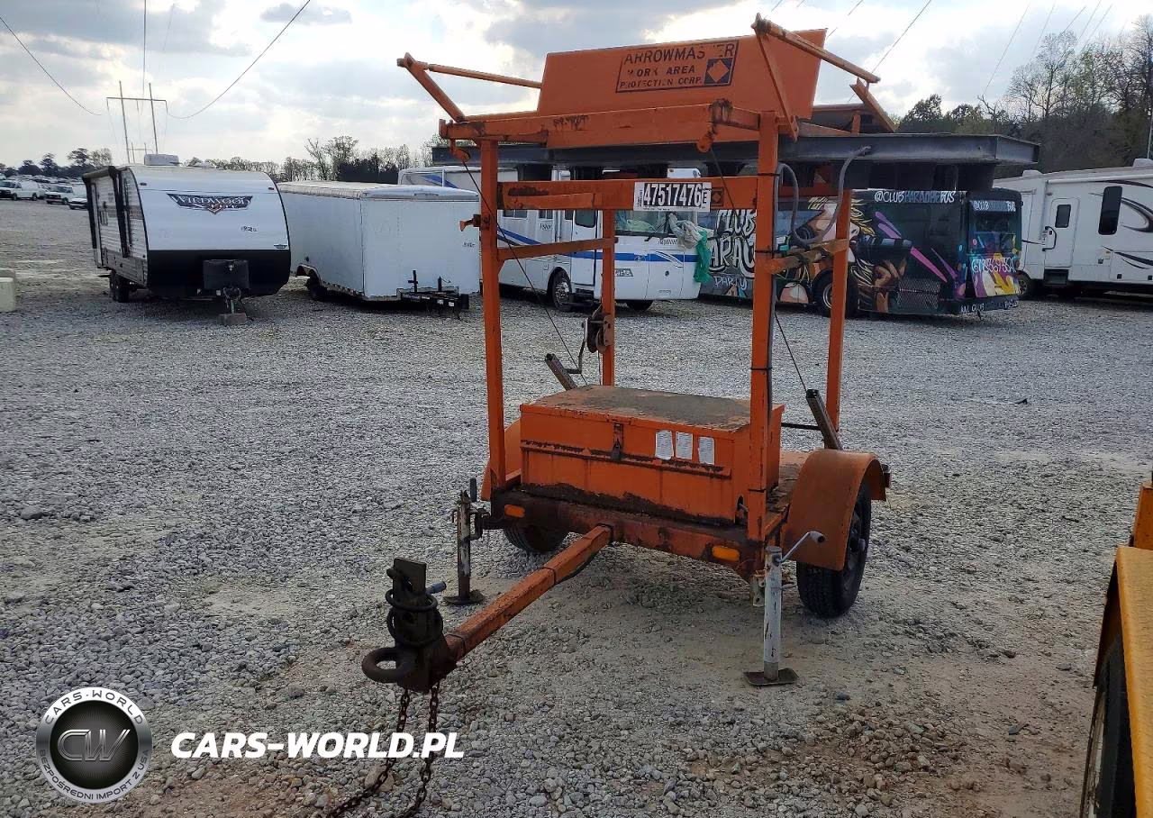 1995 Arrow Board Trailer VIN:02952P6 - 2