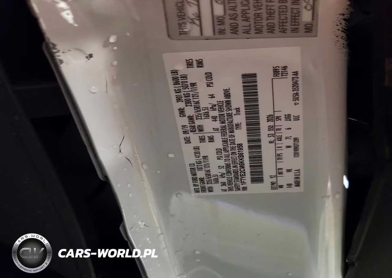 2019 Ford Transit 150 Delivery Van VIN:1FTYE2CM6KKB61958 - 13