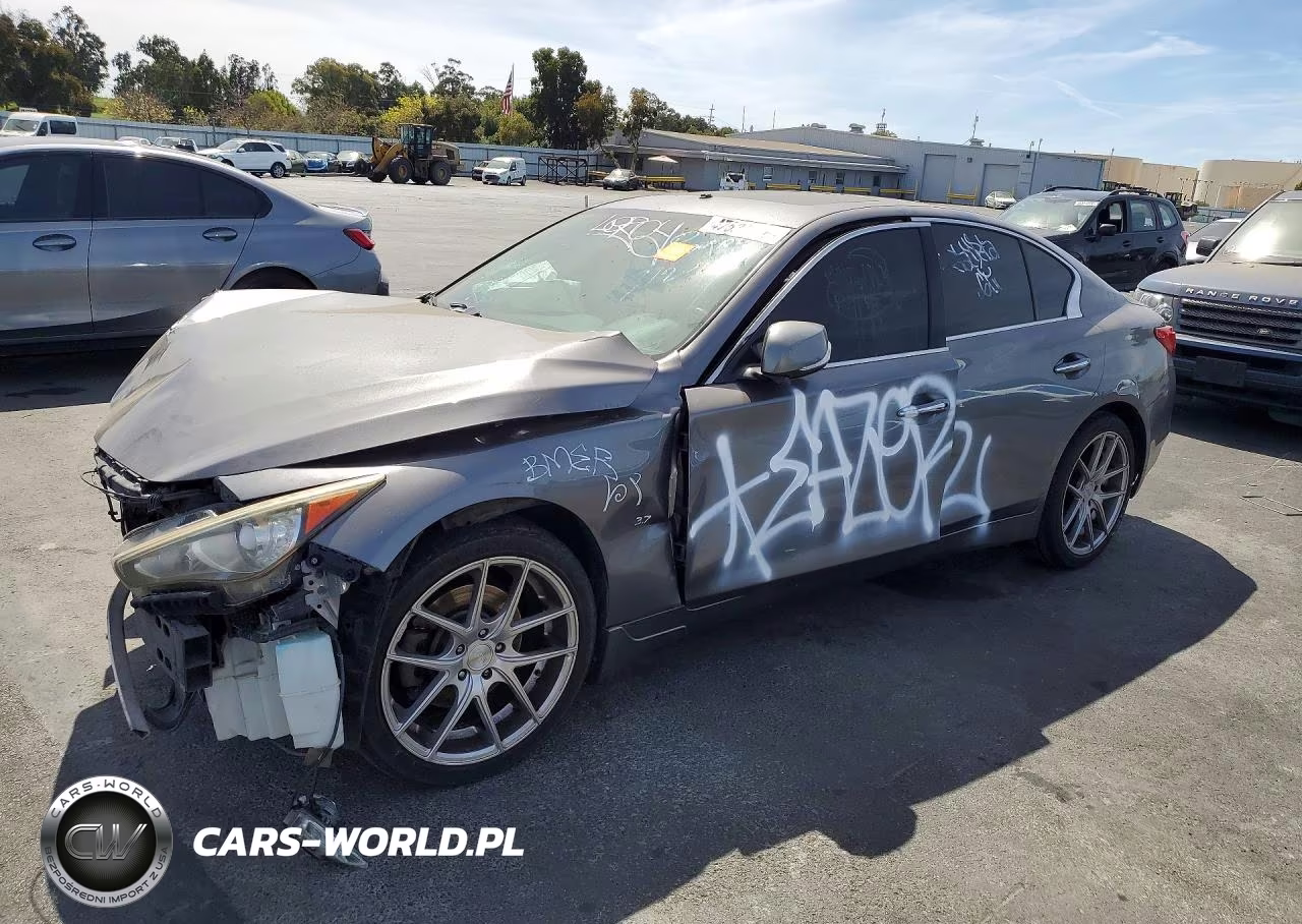 2014 Infiniti Q50 Premium VIN:JN1BV7APXEM686954 - 1