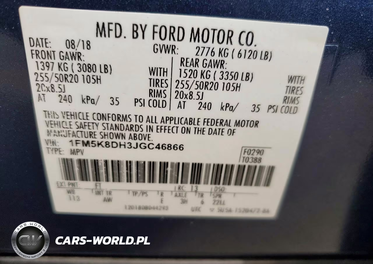 2018 Ford Explorer Xlt VIN:1FM5K8DH3JGC46866 - 14