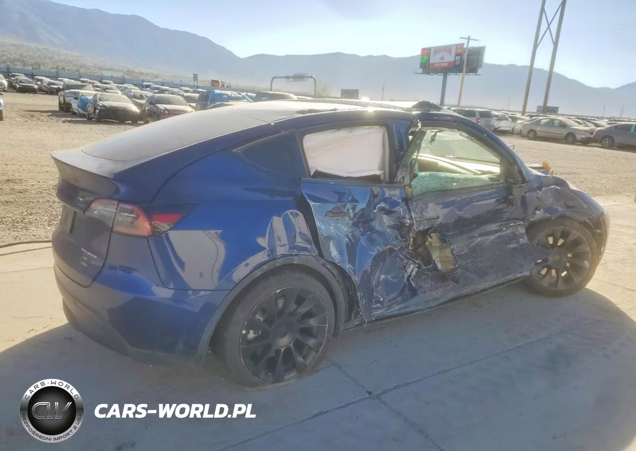 2022 Tesla Model Y VIN:7SAYGDEE1NF387177 - 3