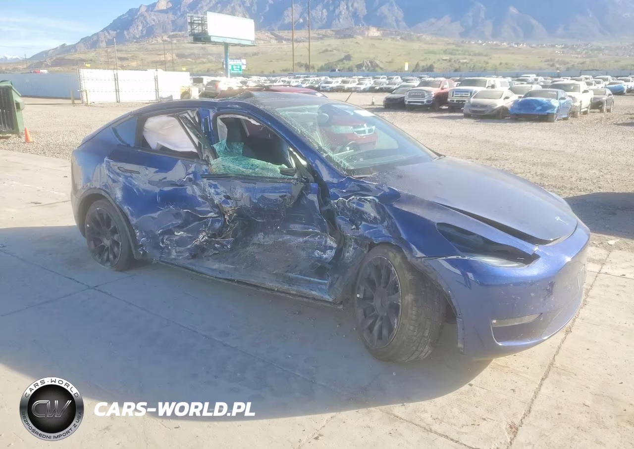 2022 Tesla Model Y VIN:7SAYGDEE1NF387177 - 4