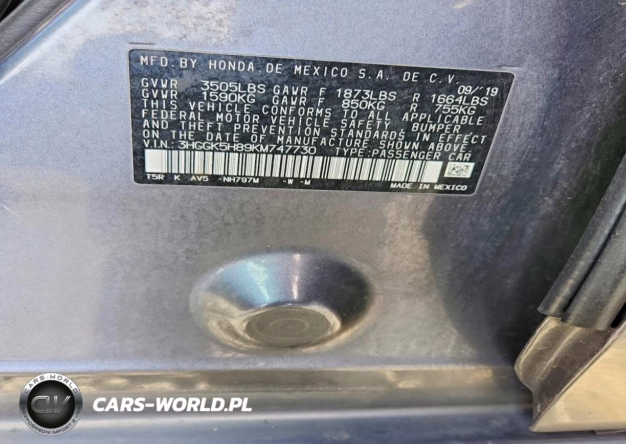 2019 Honda Fit Ex VIN:3HGGK5H89KM747730 - 12
