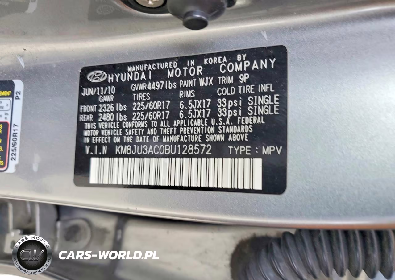 2011 Hyun Tucson VIN:KM8JU3AC0BU128572 - 13