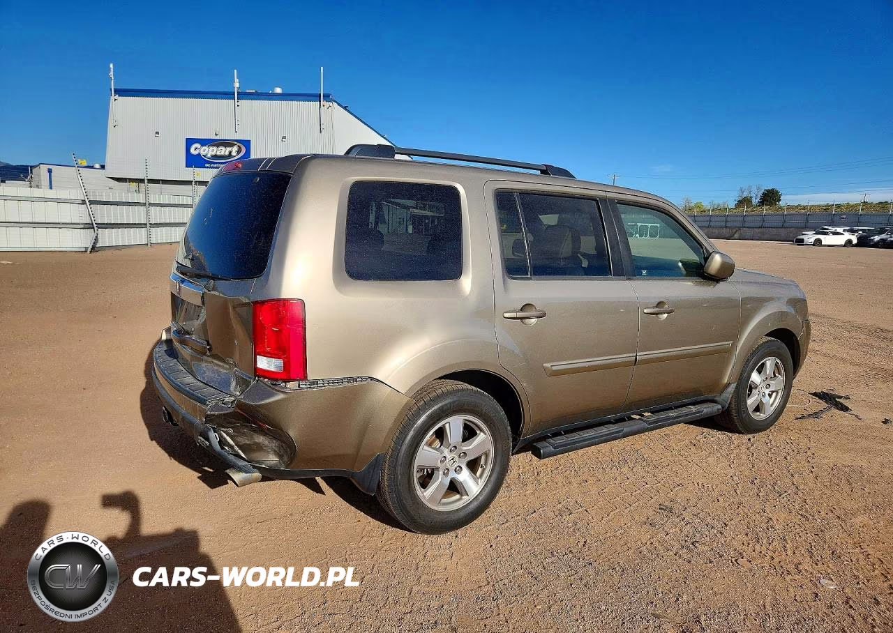 2009 Honda Pilot Exl VIN:5FNYF48539B050687 - 3