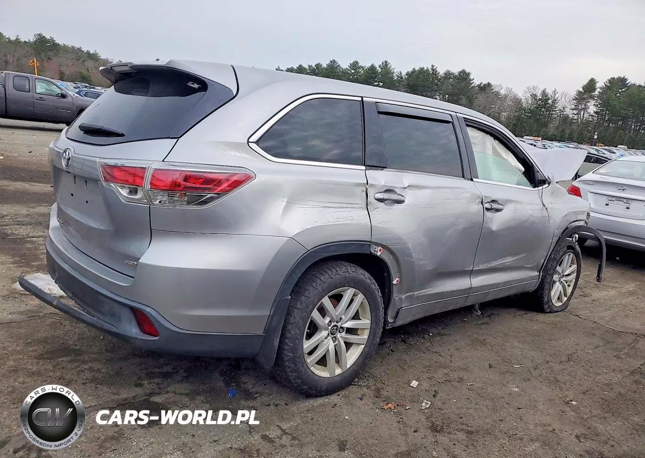 2016 Toyota Highlander Le VIN:5TDBKRFH2GS350886 - 3