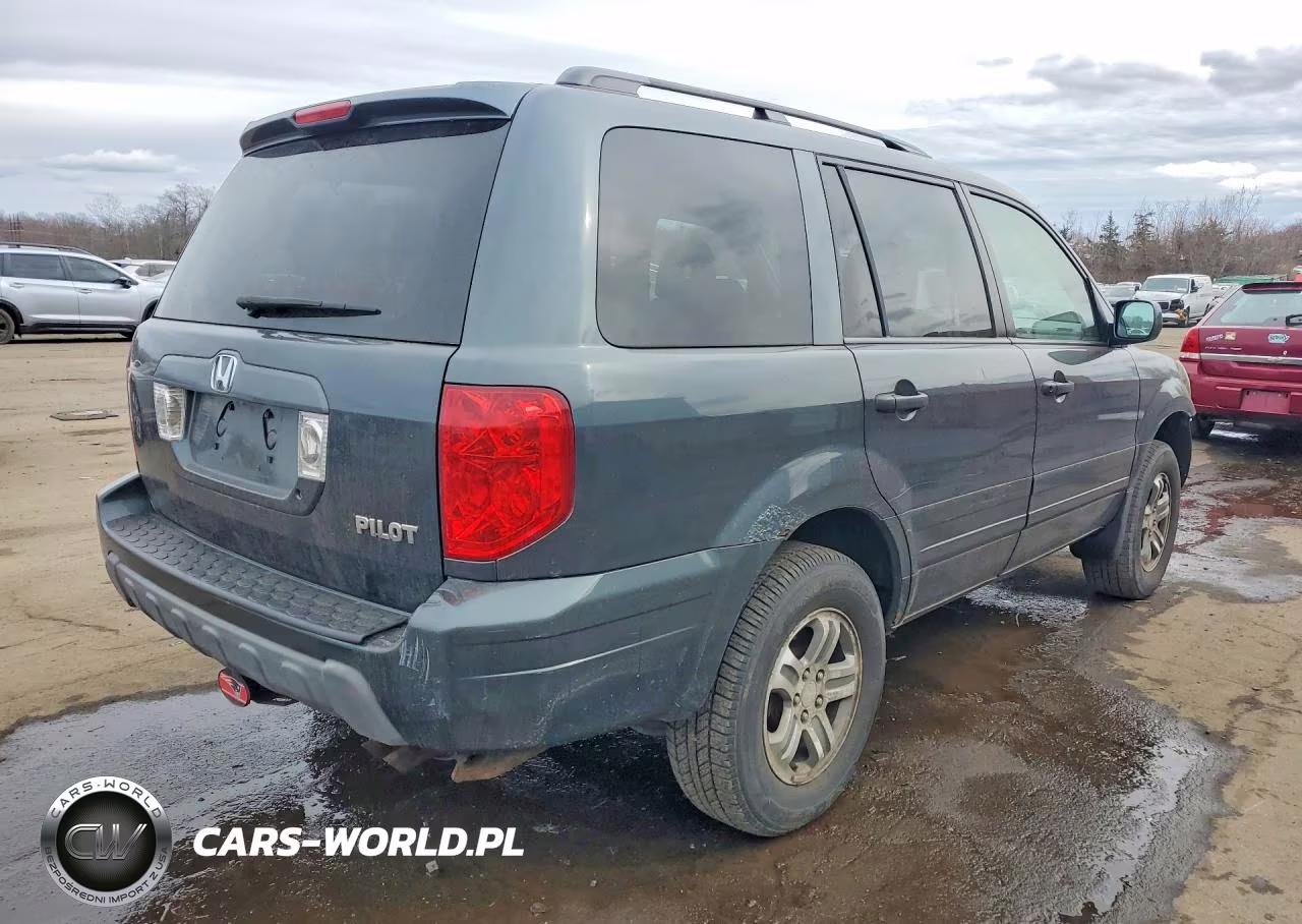 2004 Honda Pilot Exl VIN:2HKYF18594H584902 - 3