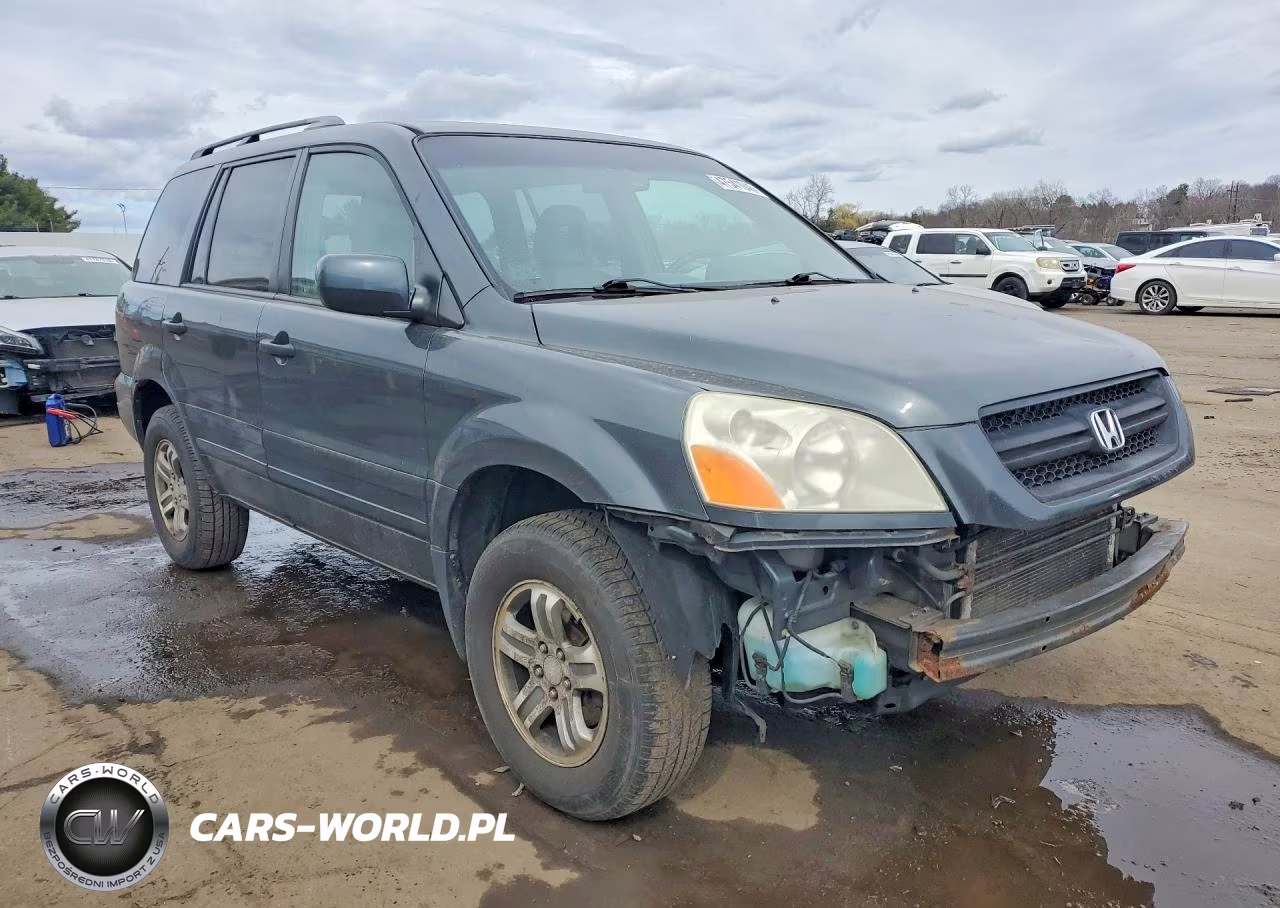 2004 Honda Pilot Exl VIN:2HKYF18594H584902 - 4