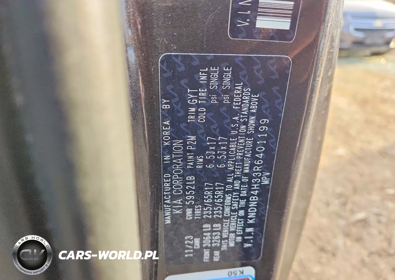 2024 Kia Carnival Lx VIN:KNDNB4H33R6401199 - 13