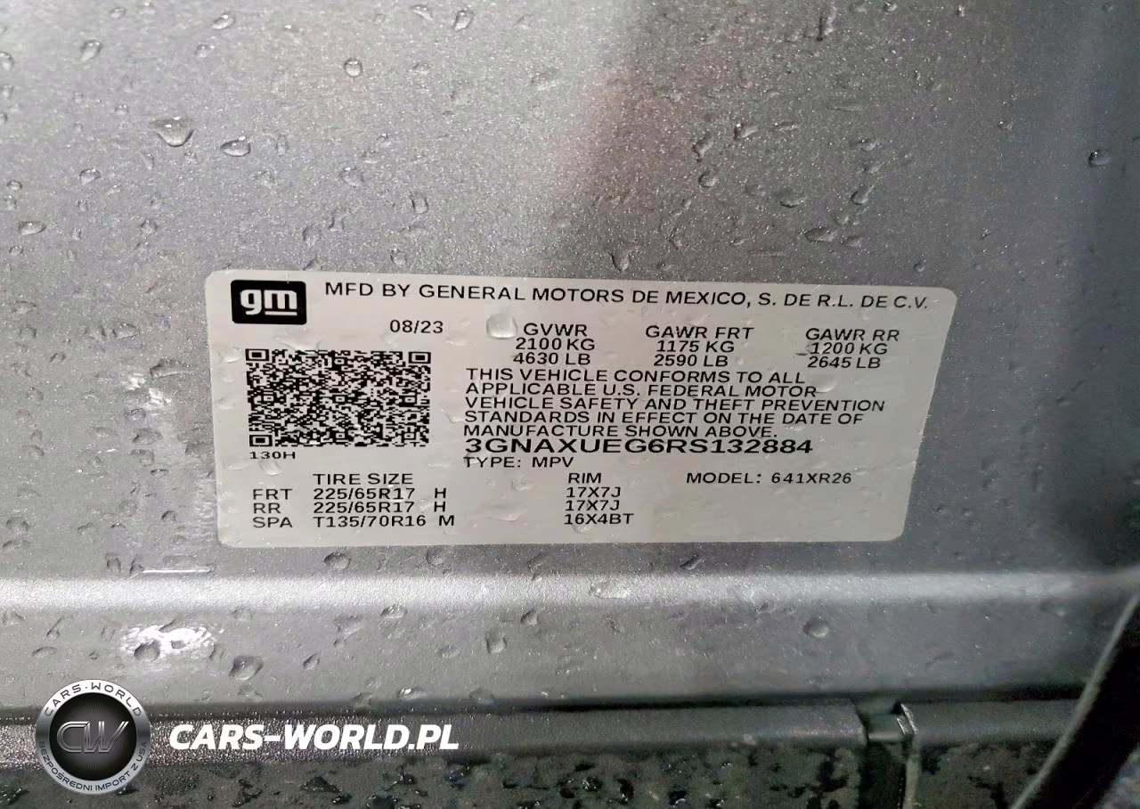 2024 Chevrolet Equinox Lt VIN:3GNAXUEG6RS132884 - 13