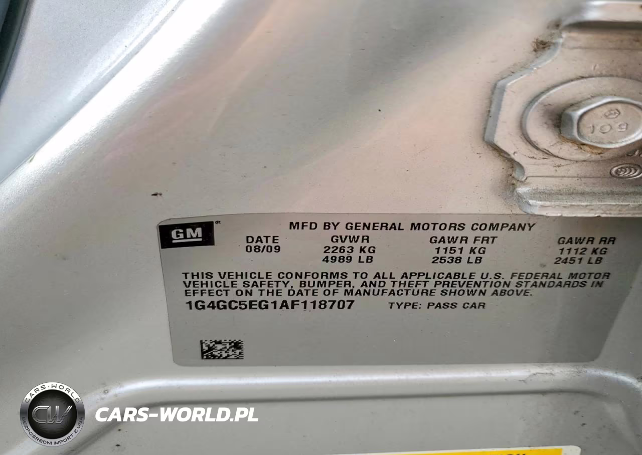 2010 Buick Lacrosse Cxl VIN:1G4GC5EG1AF118707 - 12