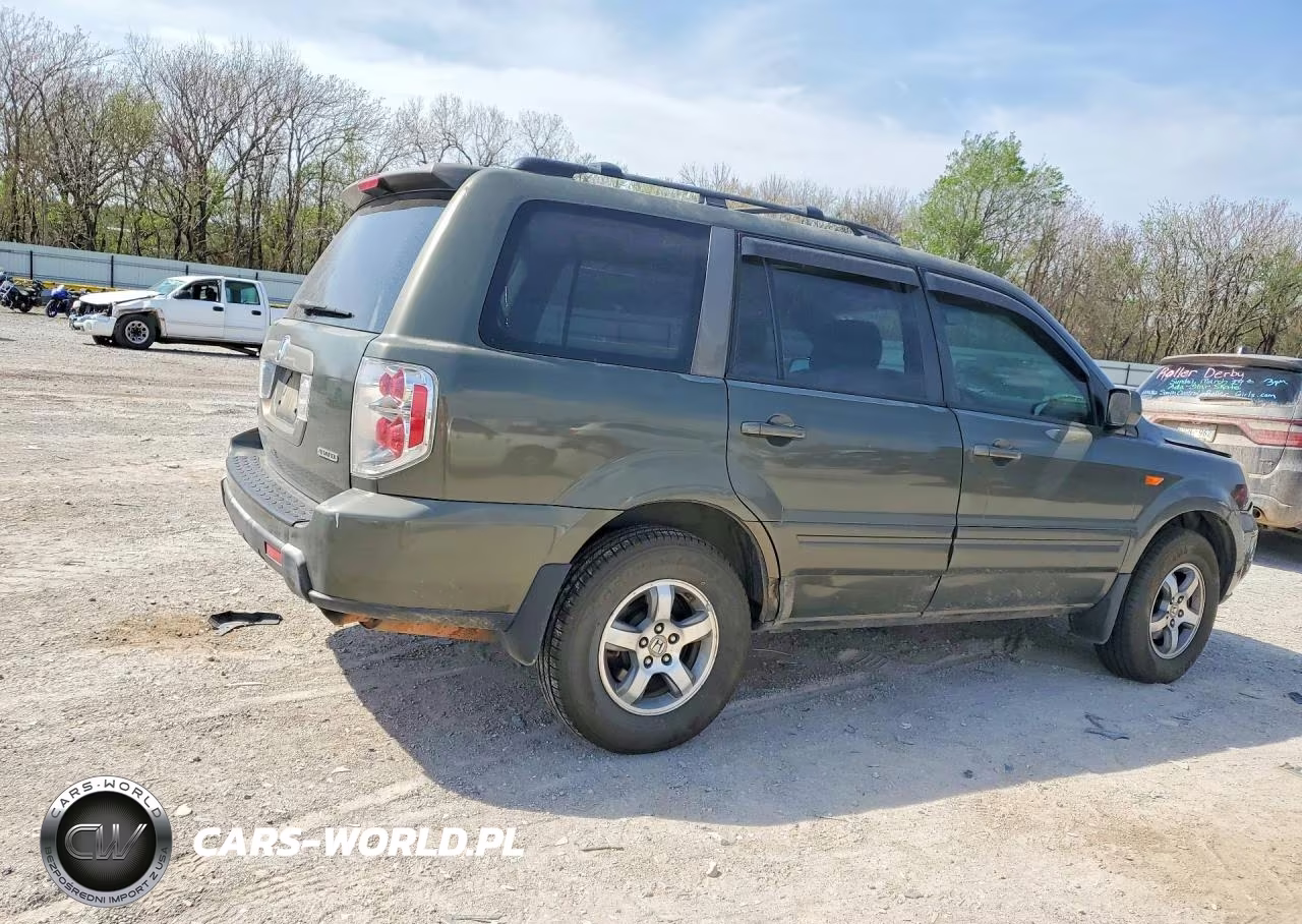 2006 Honda Pilot Ex VIN:2HKYF18666H525530 - 3