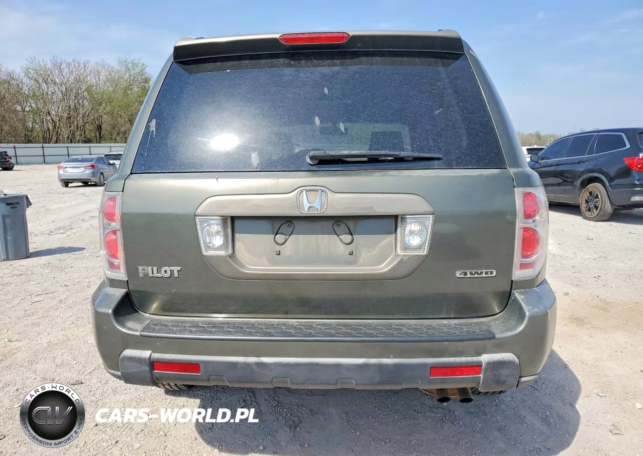 2006 Honda Pilot Ex VIN:2HKYF18666H525530 - 6