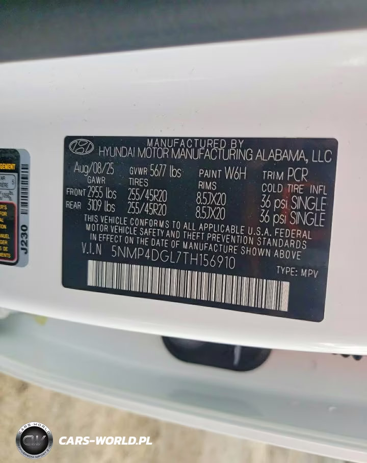 2026 Hyundai Santa Fe Limited VIN:5NMP4DGL7TH156910 - 14