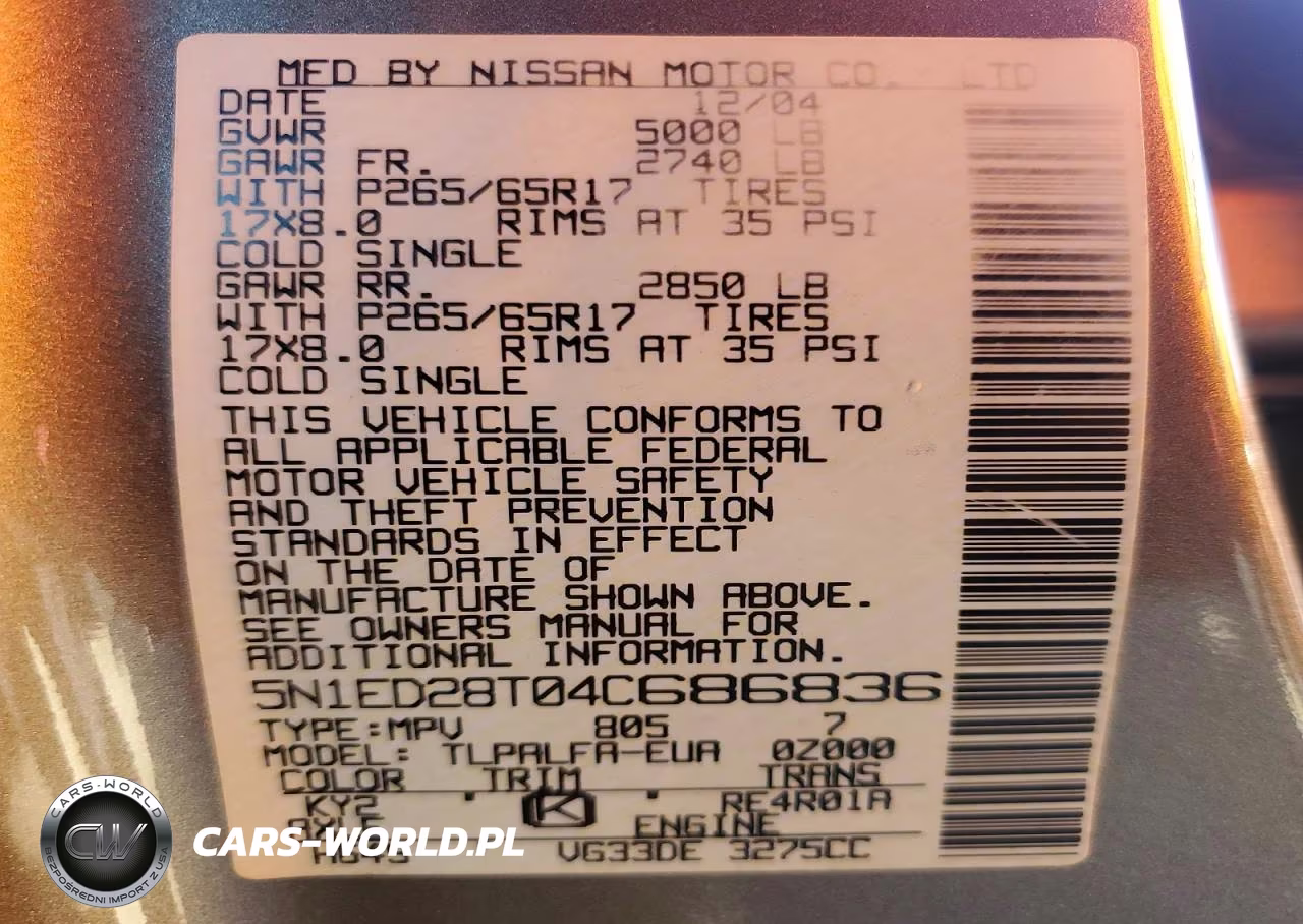 2004 Nissan Xterra Xe VIN:5N1ED28T04C686836 - 12