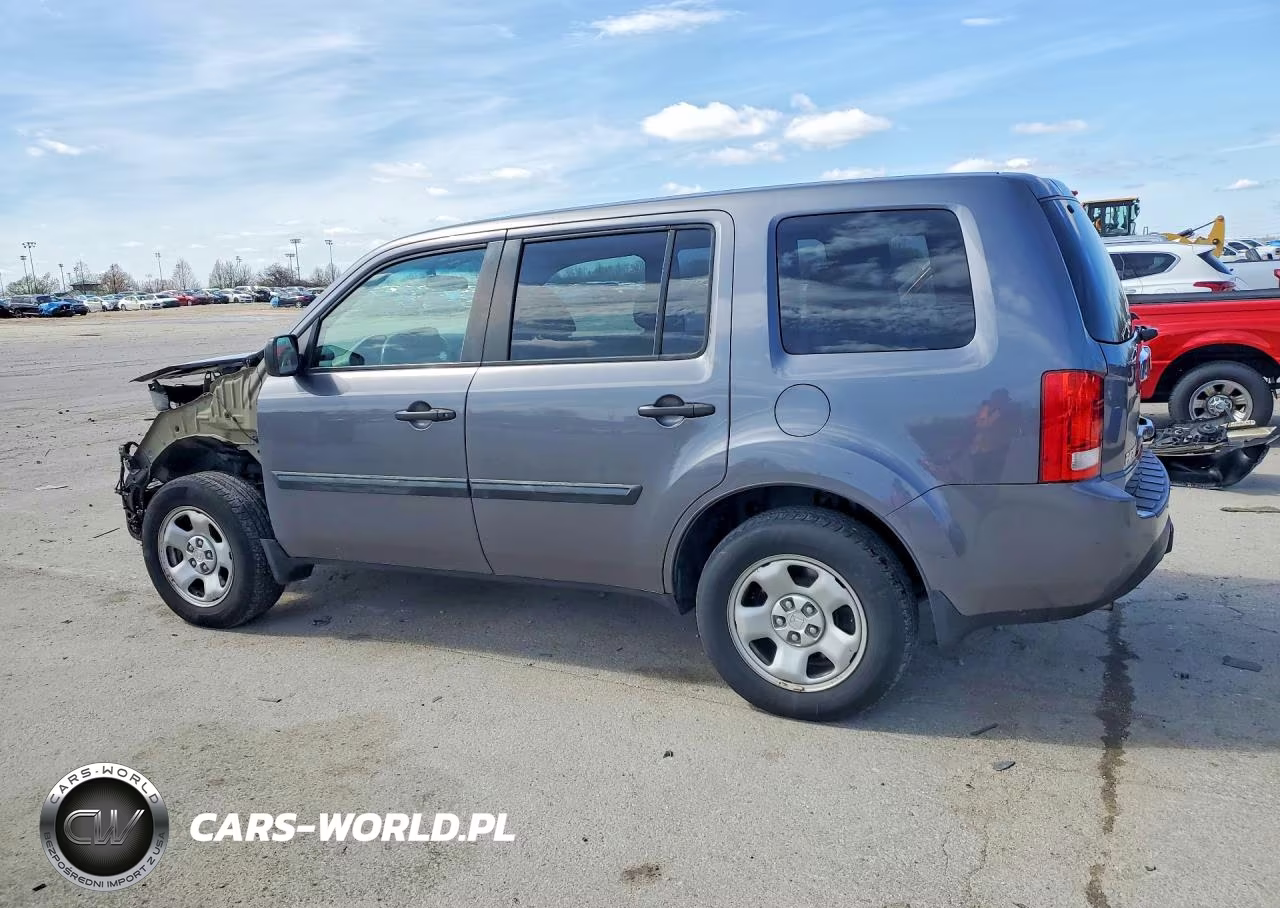 2014 Honda Pilot Lx VIN:5FNYF3H2XEB004185 - 2
